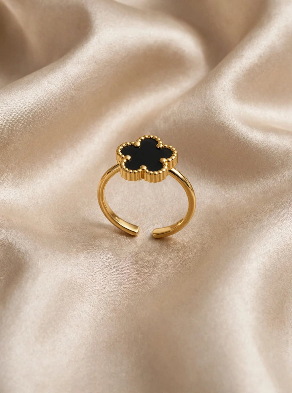 Anello quadrifoglio