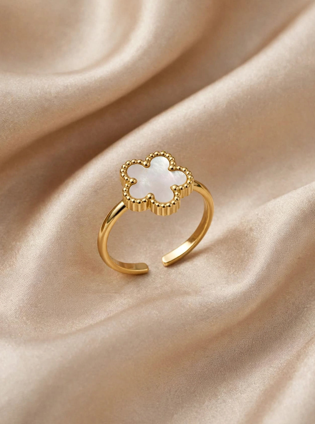 Anello quadrifoglio