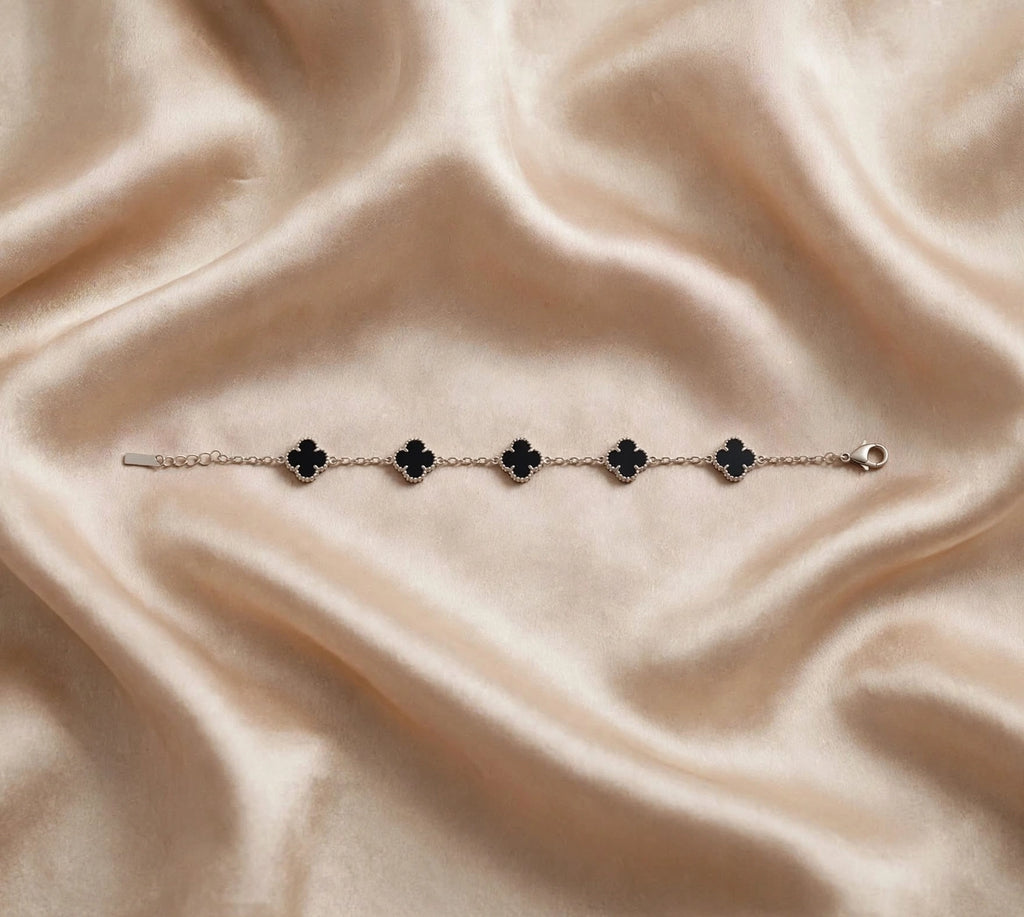 Bracciale quadrifoglio