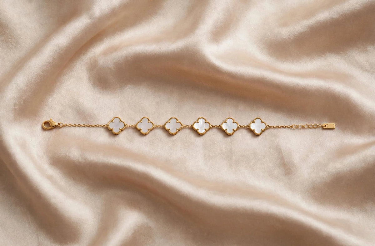 Bracciale quadrifoglio